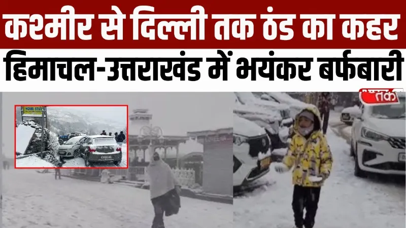 Cold Wave Update: पहाड़ों में बर्फ, मैदानों में सर्द हवाएं.... कश्मीर से दिल्ली तक ठंड का कहर