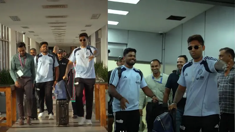 परेशान न करें, रास्ता दीजिए... संजू सैमसन के बॉडीगार्ड बने सूर्यकुमार यादव! एयरपोर्ट का वीडियो वायरल