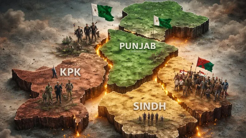 पंजाब, सिंध, ख़ैबर पख़्तूनख़्वा और बलूचिस्तान... चार टुकड़ों में बंटेगा पाकिस्तान? अंतिम लड़ाई शुरू!