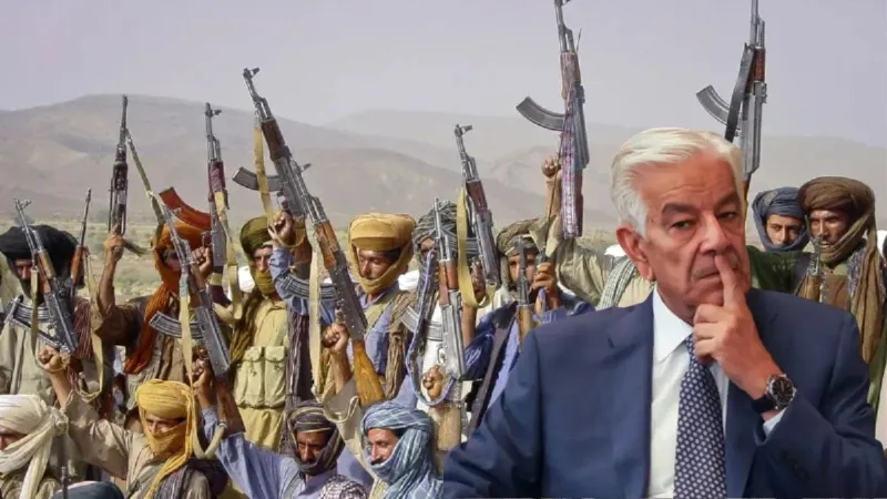 Shahbaz-Munir came on their knees in front of BLA Pakistani Defense Minister Khawaja Asif exposed security