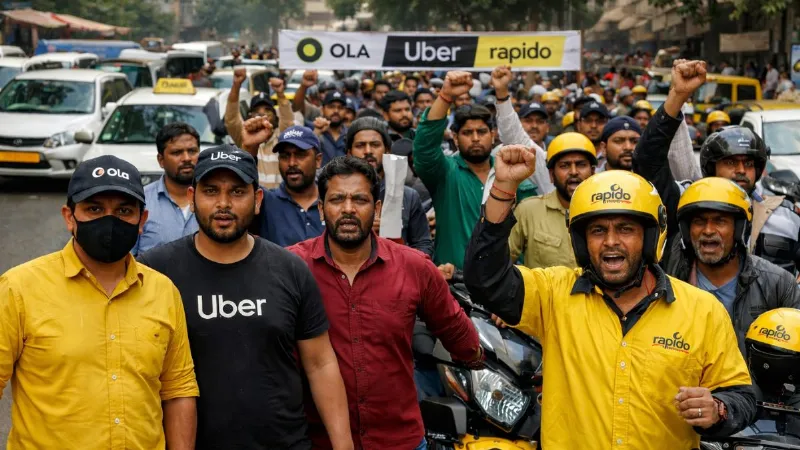 देशभर में कैब और टैक्सी ड्राइवरों की हड़ताल, ओला, उबर और रैपिडो सर्विस होंगी प्रभावित, क्या है मांग?