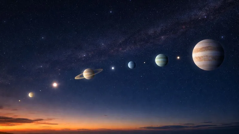 Planetary Parade 2026: एक लाइन में नजर आएंगे 6 ग्रह! 28 फरवरी को आसमान में दिखेगा अद्भुत नजारा