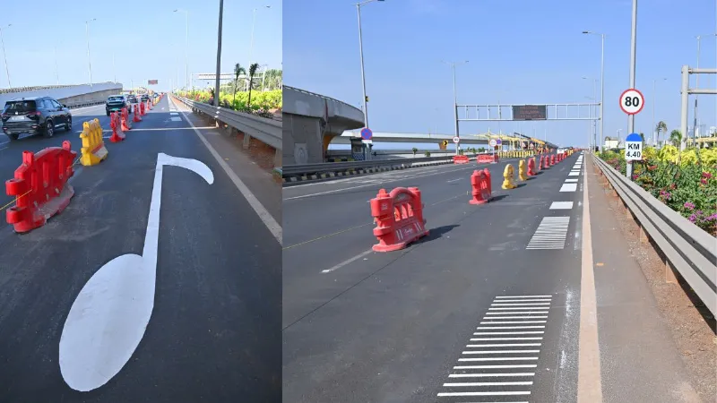 मुंबई का पहला 'म्यूजिकल रोड' शुरू... गाड़ी चलाने पर बजता है ऑस्कर विनर सॉन्ग 'जय हो', देखें VIDEO