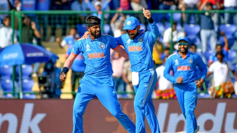 IND vs NAM T20 World Cup Hardik Pandya equals Kohli record