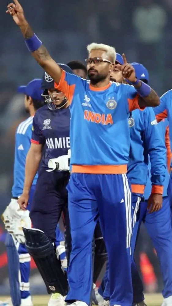 T20 वर्ल्ड कप में टीम इंडिया ने रचा इतिहास, लगाई रिकॉर्ड्स की झड़ी, नामीबिया को 93 रन से हराया