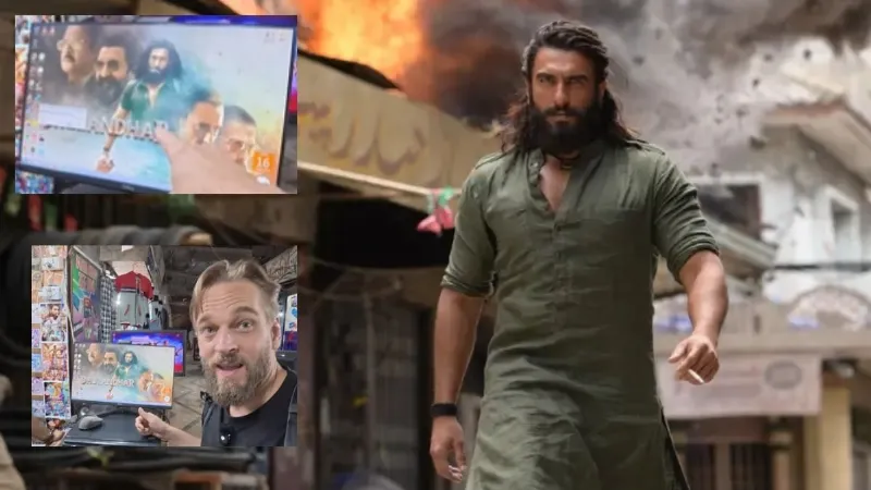 Despite the ban pirated CD of Dhurandhar is being sold in Pakistan