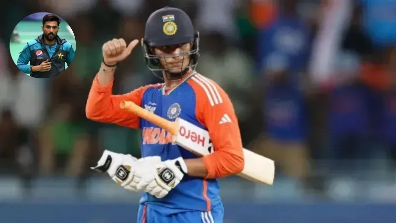 match with India former Pakistani bowler Mohammad Aamir showed dirty mentality Abhishek Sharma