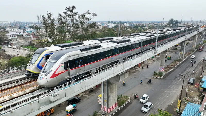 Now traveling from Meerut to Delhi PM Modi will flag off Namo Bharat Train and Meerut Metro