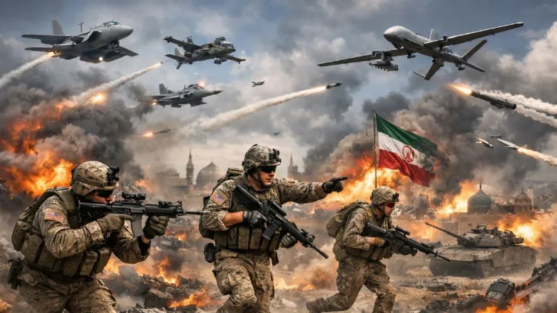 ईरान पर बम बरसाएगा अमेरिका? F-22 और F-35 फाइटर जेट्स से कर दी फिल्डिंग सेट, तेहरान ने जारी किया NOTAM