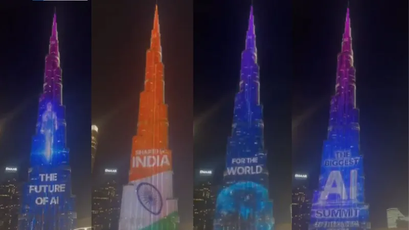 AI इम्पैक्ट समिट के रंग में रंगा बुर्ज खलीफा, दुबई में दिखी भारत-UAE दोस्ती की झलक, VIDEO वायरल
