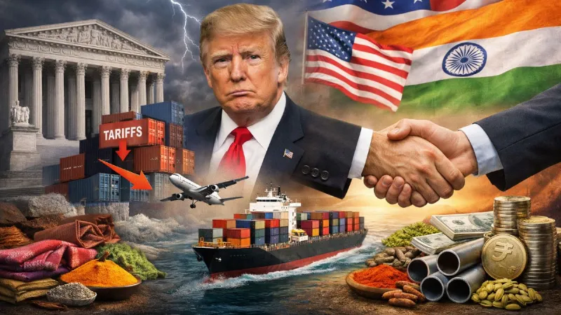 US सुप्रीम कोर्ट से ट्रंप को झटका, भारत के लिए खुलेगा नया रास्ता! 18 की जगह 4% हो सकता है टैरिफ