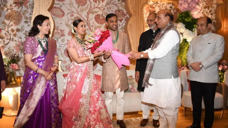 दैनिक जागरण के संपादक की बेटी की शादी में जुटे बीजेपी के कई बड़े नेता, देखें तस्वीरें