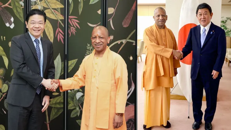 What did CM Yogi bring from Japan-Singapore tour MOU investment
