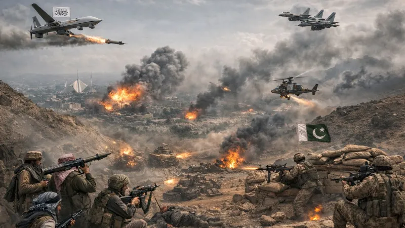 Taliban dropped bomb on Islamabad drone attack durand line battle