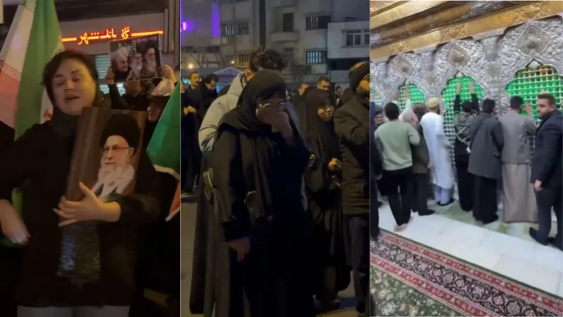 Mourning in Iran on Khamenei death Anchor started crying VIDEO