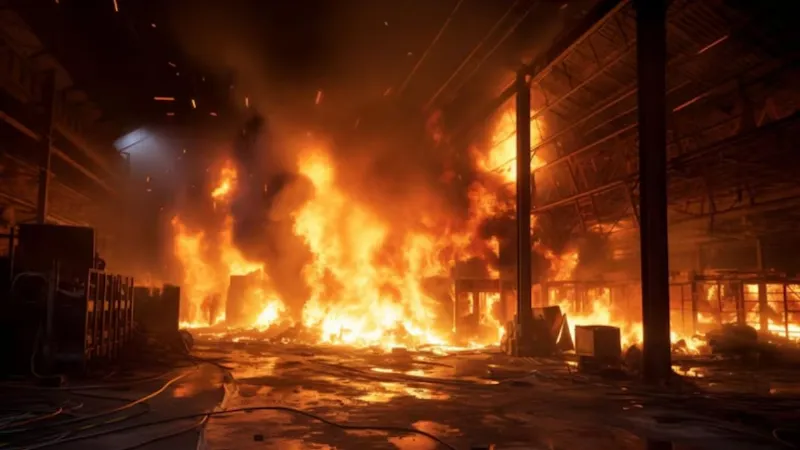 Explosion in Nagpur gunpowder factory many died and injured