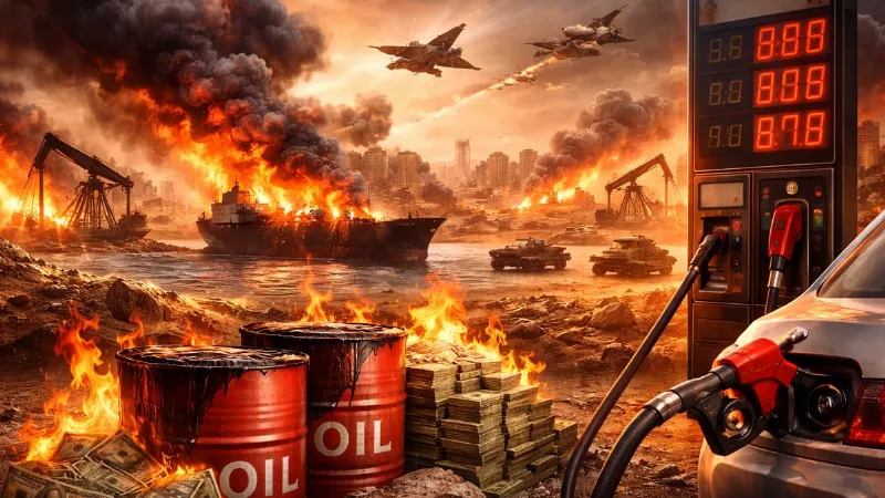 मिडिल ईस्ट में हमले से समुद्री रास्ते बंद, क्रूड ऑयल की कीमतों में उछाल! भारत पर क्या होगा असर?