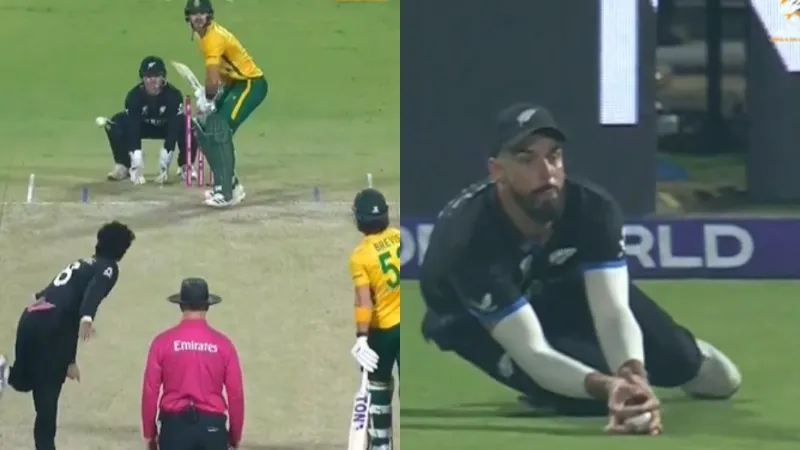 NZ vs SA: एडन मारक्रम के आउट पर हंगामा, मिचेल का कैच था सही या गलत? देखें VIDEO