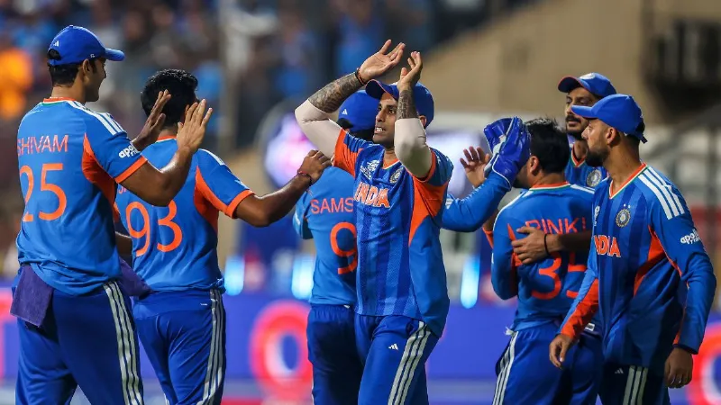 India beat England by 7 runs in the semi-finals t20 world cup 2026