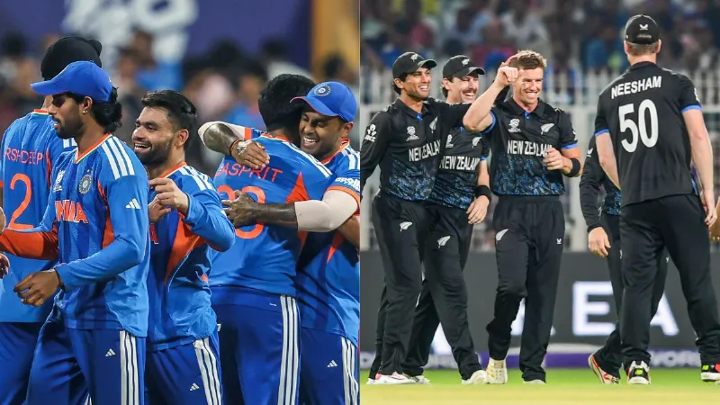 India-New Zealand match records in ICC tournament finals t20 world cup 2026