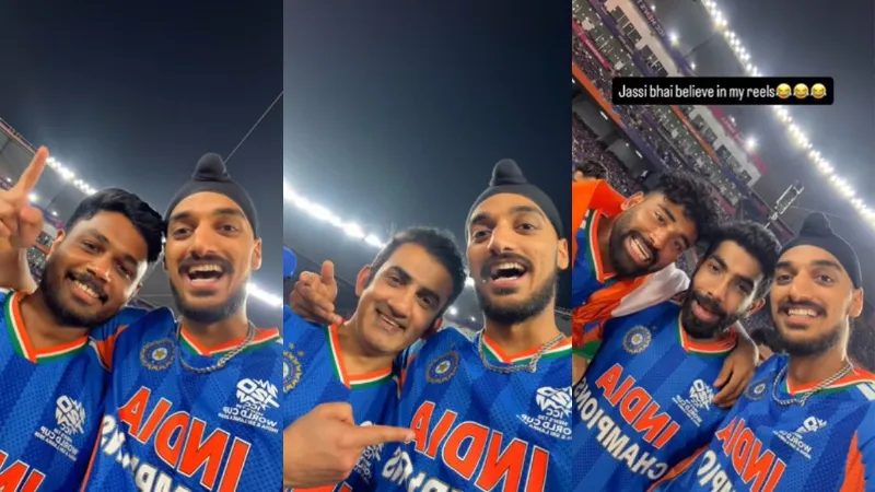 After becoming world champion Arshdeep Singh made reels
