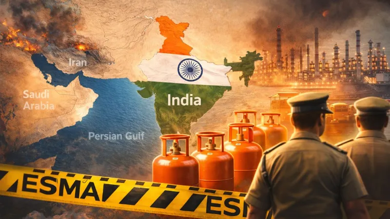 मिडिल ईस्ट तनाव के बीच भारत में ESMA लागू, LPG संकट से बचने के लिए सरकार का बड़ा फैसला, क्या होगा असर?