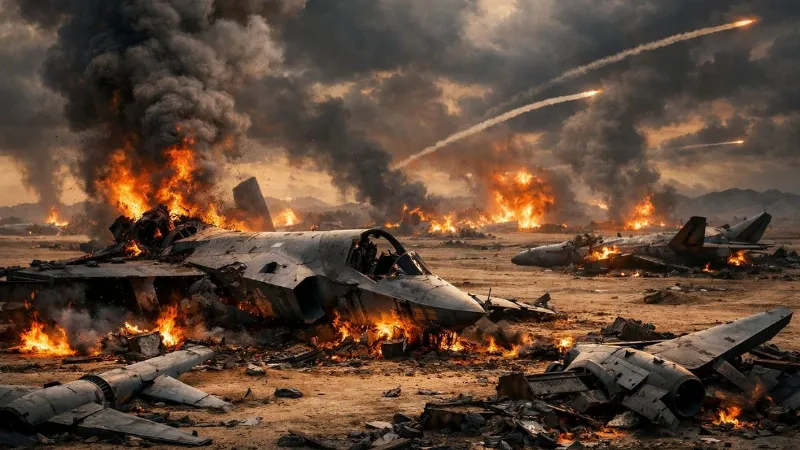 America suffered losses in the war with Iran 16 military jets destroyed