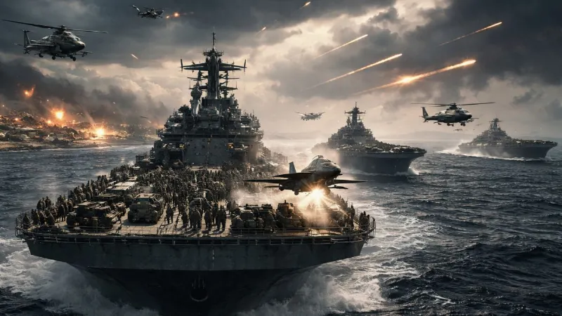 ईरान की ओर बढ़ रहे अमेरिका के 3 नए युद्धपोत, आधुनिक हथियारों के साथ 4000 सैनिक तैनात, क्या है प्लान?