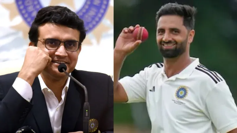 IPL 2026 Ganguly eyes fixed on Aaqib Nabi of Delhi Capitals said waiting to see him play