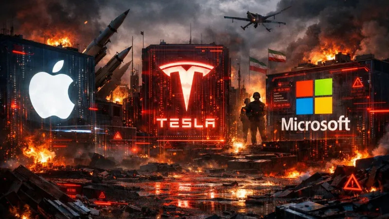 माइक्रोसॉफ्ट, एपल और टेस्ला पर होगा हमला! ईरान की खुली चेतावनी, इन अमेरिकी कंपनियों को बनाएगा निशाना