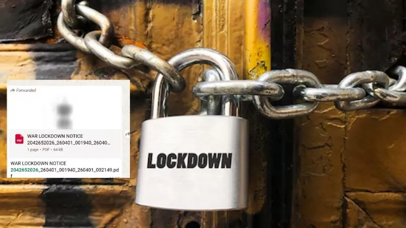 क्या देश में फिर लग सकता है लॉकडाउन? जंग के बीच सोशल मीडिया पर नोटिस वायरल, क्या है सच्चाई?