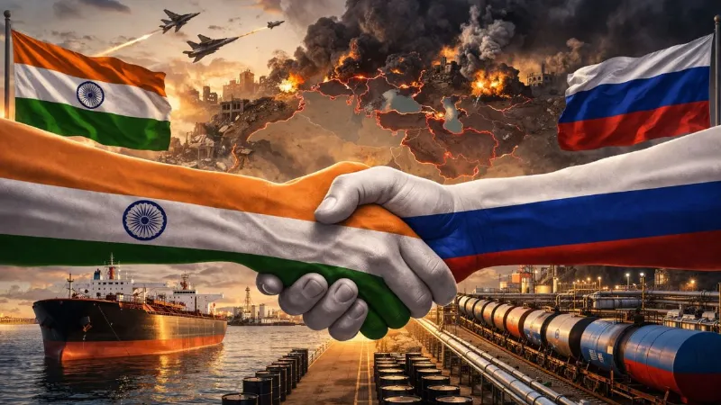 मिडिल ईस्ट जंग के बीच और मजबूत हुई भारत-रूस की दोस्ती! तेल खरीद में जबरदस्त उछाल, देखें आंकड़े