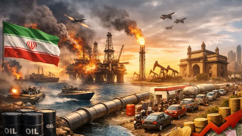 Oil Supply Threat: कच्चा-तेल $110 पार, ईरान ने दी ग्लोबल सप्लाई रोकने की धमकी, भारत पर क्या होगा असर?