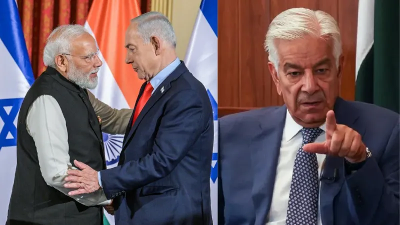 'भारत और इजरायल मुस्लिमों के दुश्मन', पाकिस्तानी रक्षामंत्री ने उगला जहर, इस्लामी वर्ल्ड से की अपील