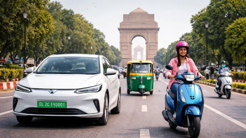 दिल्ली में EV गाड़ी खरीदने पर इतने लाख रुपये तक होगा फायदा, रोड टैक्स और रजिस्ट्रेशन फीस भी होगा माफ