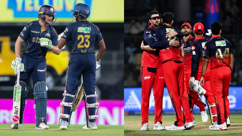 IPL 2026 Gujarat Titans and Royal Challengers Bangalore clash pitch report playing 11 head to head