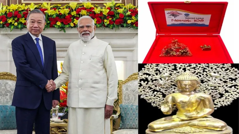 नमो 108, बुद्ध की पीतल की मूर्ति... भारत आए वियतनाम के राष्ट्रपति को पीएम मोदी ने दिए खास गिफ्ट