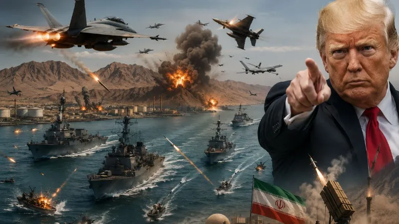 Iran US War: अमेरिकी सेना ने ईरान के सैन्य ठिकानों को बनाया निशाना, बंदर अब्बास और केशम पर किया हमला