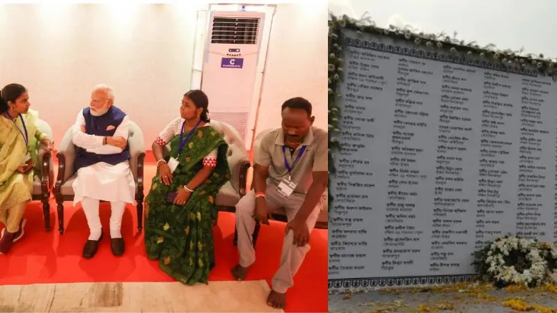 पीएम मोदी ने बंगाल हिंसा में जान गंवाने वालों को दी श्रद्धांजलि, ब्रिगेड परेड ग्राउंड में बना विशेष स्मारक