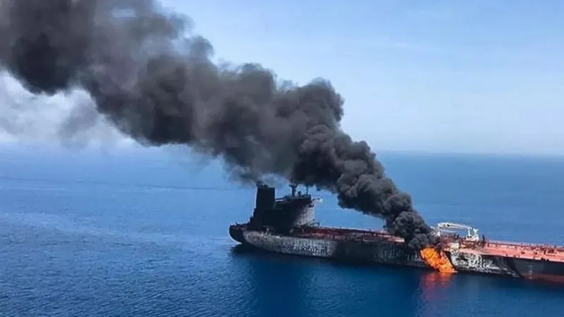The crisis in the Persian Gulf is not stopping attack on a ship near Qatar created panic