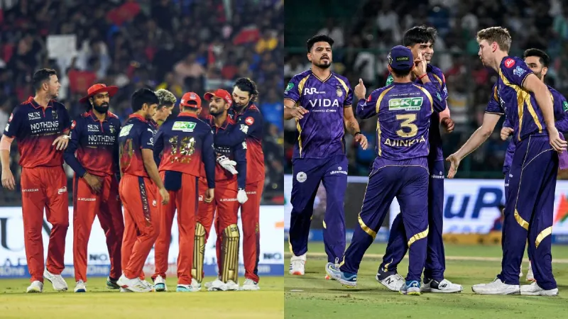 RCB vs KKR: आज बेंगलुरु से होगा कोलकाता का सामना; जानें पिच रिपोर्ट, प्लेइंग 11 और हेड टू हेड