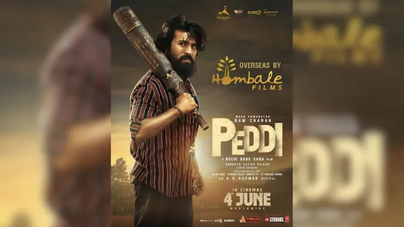 होम्बले फिल्म्स का बड़ा कदम, पेड्डी के साथ पहली बार ओवरसीज डिस्ट्रीब्यूशन में की एंट्री