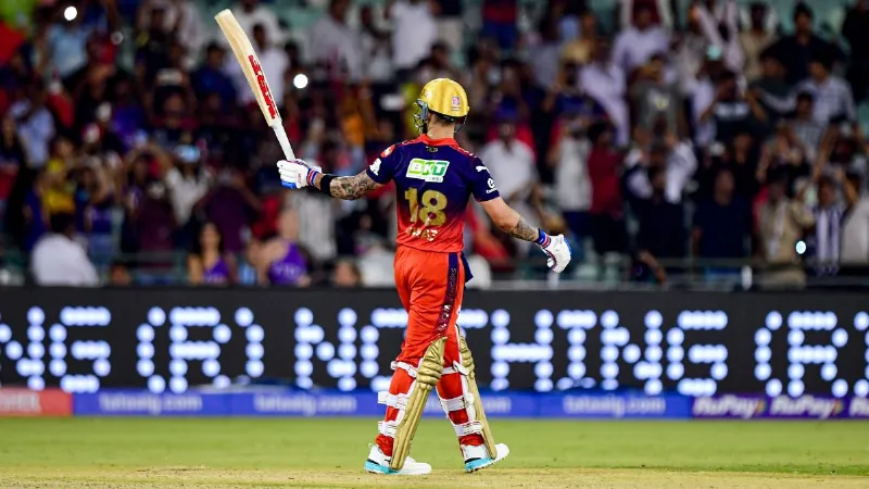 Why did Virat Kohli not celebrate after scoring a century RCB vs KKR