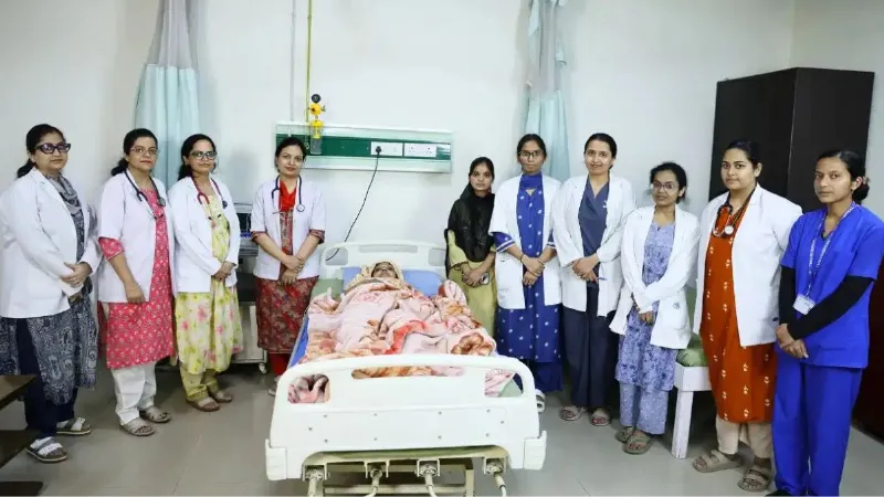 Moradabad tmu hospital Woman gives birth to 4 children in 5 days