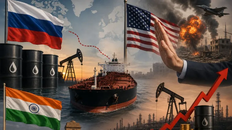 American Waiver Expired on Russian oil Impact On India West Asia War