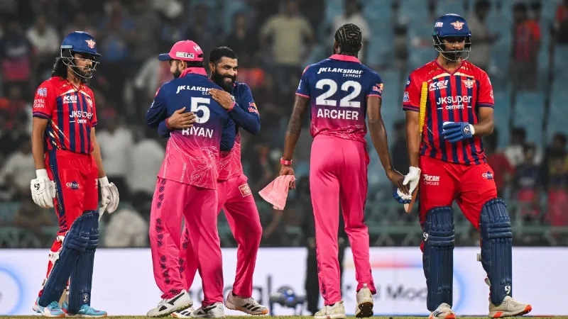IPL 2026 clash between Rajasthan Royals Lucknow Super Giants pitch report weather conditions