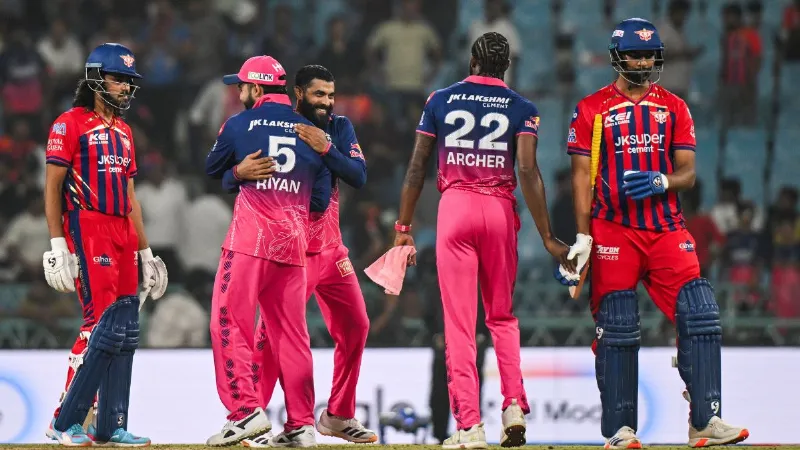 IPL 2026 RR vs LSG rajasthan royals vs LUCKNOW SUPER GIANTS head to head record