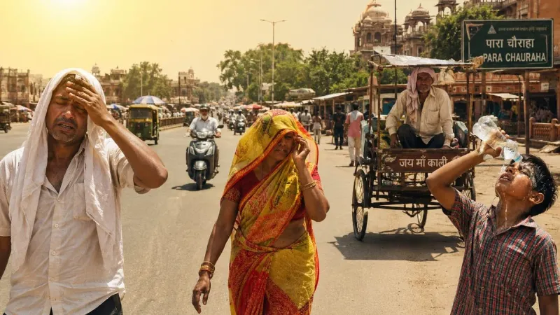 यूपी में भीषण गर्मी का तांडव; 23 जिलों में लू का रेड अलर्ट जारी; इन पांच जिलों में लोगों का हाल बेहाल