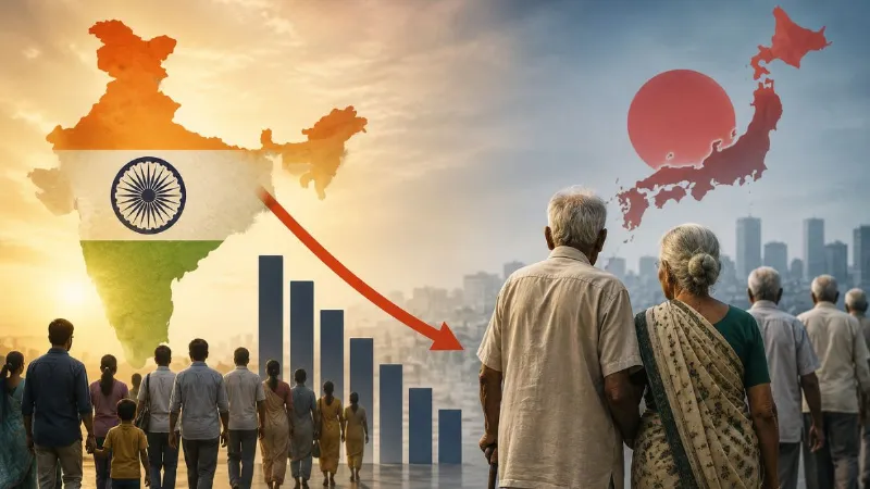 भारत में तेजी से घट रही फर्टिलिटी रेट, बढ़ रही बुजुर्ग आबादी, क्या होने वाला है जापान जैसा हाल?