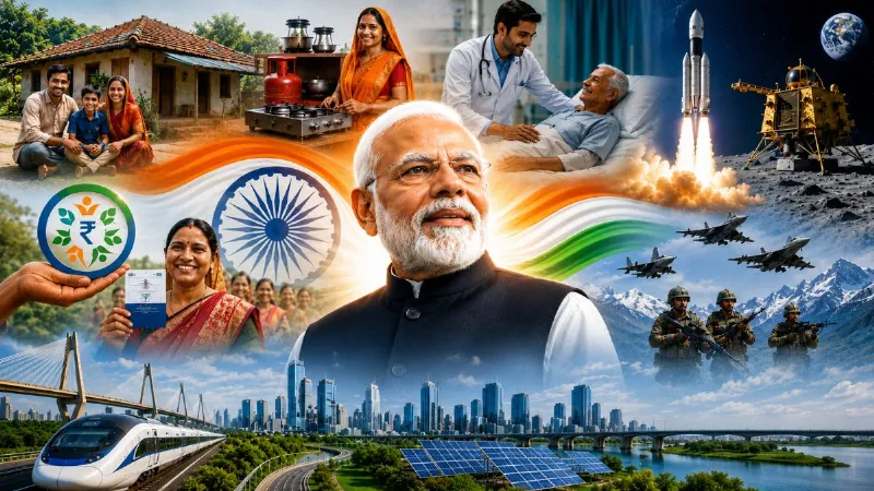 उज्ज्वला योजना से चंद्रयान तक... मोदी सरकार के 12 साल पूरे, वैश्विक मंच पर कैसे बदली भारत की तस्वीर?